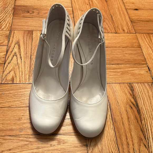Marc Jacobs Bolla Capretto Heels Latte EUC size 37 - Picture 2 of 13